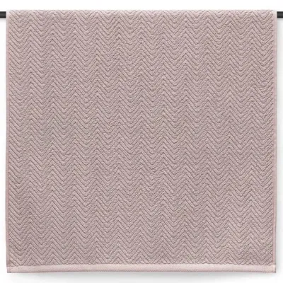 Froté ručník Rybí kost 40 x 70 cm - starorůžový