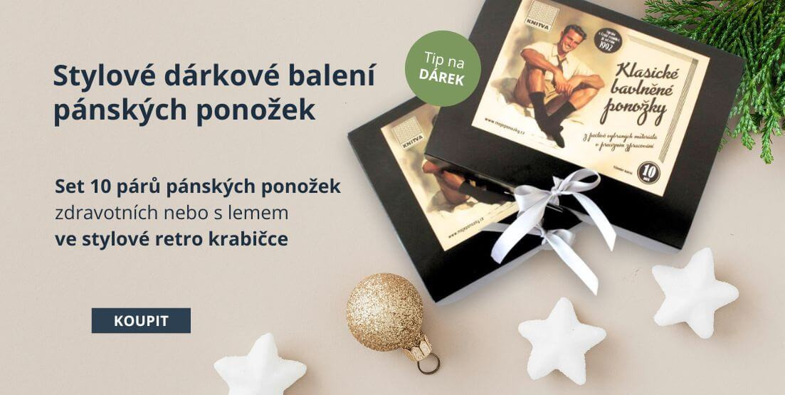Dárkové balení pánských ponožek Karel