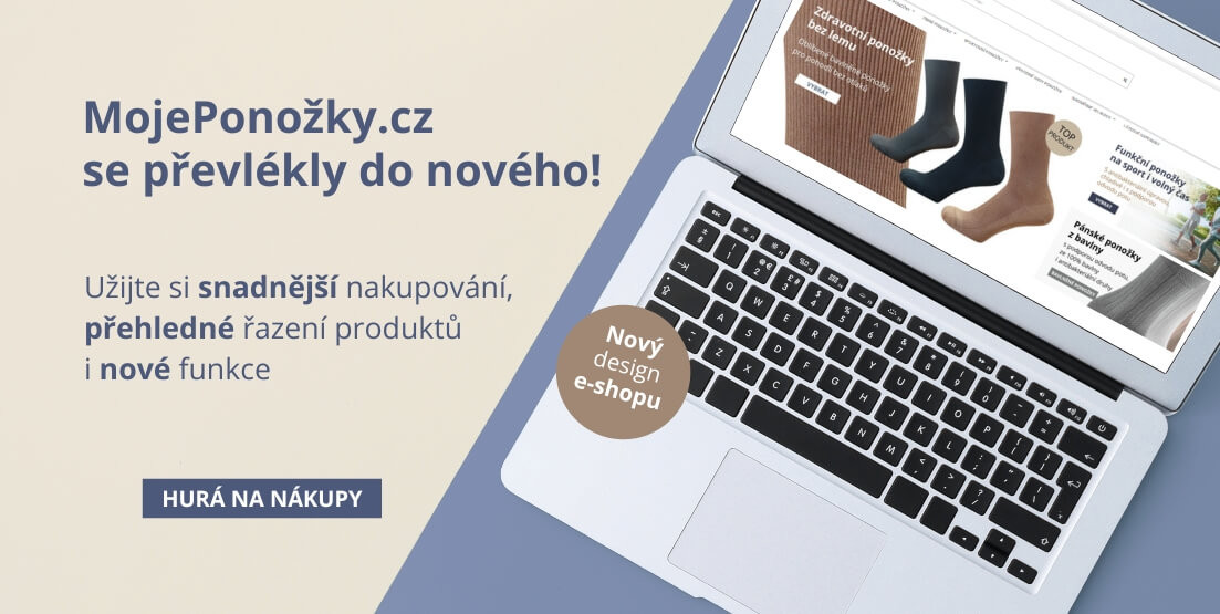 Vítejte na novém e-shopu Mojeponozky.cz