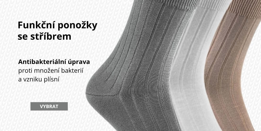 Funkční ponožky se stříbrem