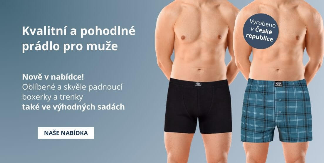 Kvalitní pánské spodní prádlo