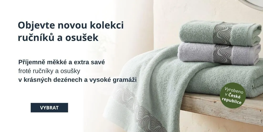 Nová kolekce ručníků a osušek