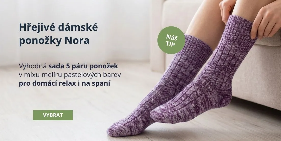Dámské hřejivé ponožky Nora - 5 párů