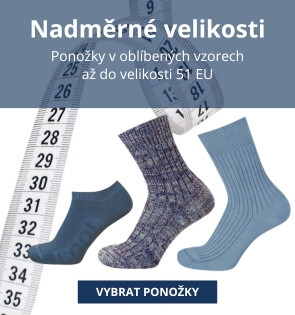 Nadměrné velikosti ponožek